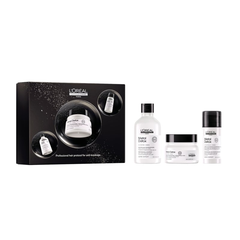 L'Oréal Professionnel Metal Detox dárkové trio
